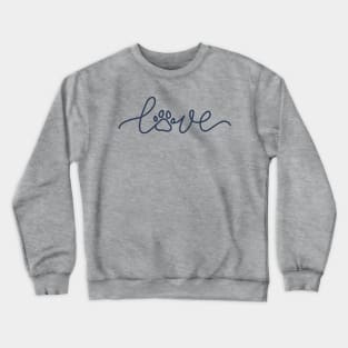 LOVE with pet paw| dog; cat; dog lover; cat lover; pet; pets; paw; dog paw; cat paw; pet paw; pet owner; Crewneck Sweatshirt